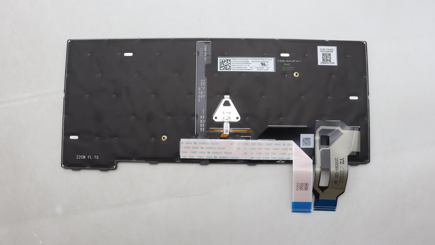 Lenovo Nb_Kyb Cs22 Fl Top,Bk-Bl,Tri,I - 5N21D68265