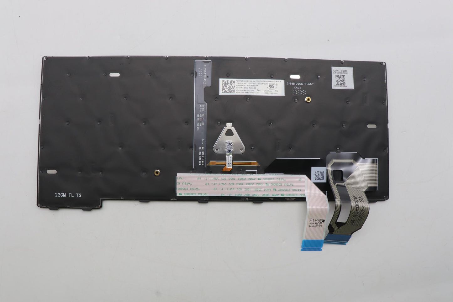 Lenovo Nb_Kyb Cs22 Fl Top,Bk-Bl,Tri,F - 5N21D68267