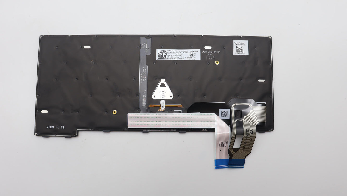 Lenovo Nb_Kyb Cs22 Fl Top,Bk-Bl,Tri,C - 5N21D68269