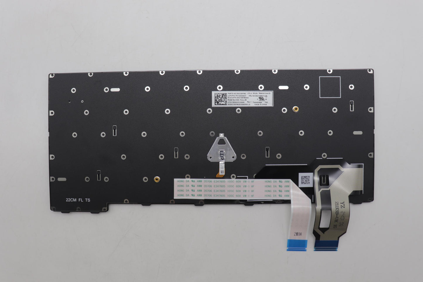 Lenovo Nb_Kyb Cs22 Fl Top,Bk-Nbl,Tri, - 5N21D68274