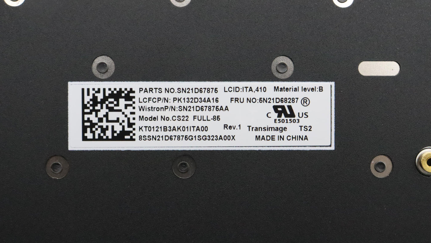 Lenovo Nb_Kyb Cs22 Fl Top,Bk-Nbl,Tri, - 5N21D68287