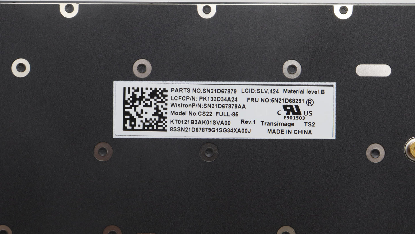 Lenovo Nb_Kyb Cs22 Fl Top,Bk-Nbl,Tri, - 5N21D68291