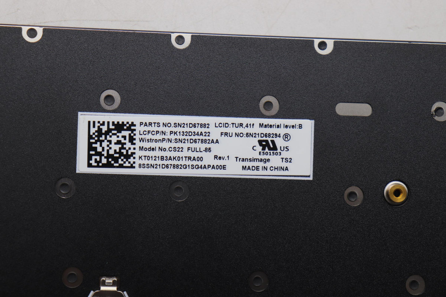 Lenovo Nb_Kyb Cs22 Fl Top,Bk-Nbl,Tri, - 5N21D68294