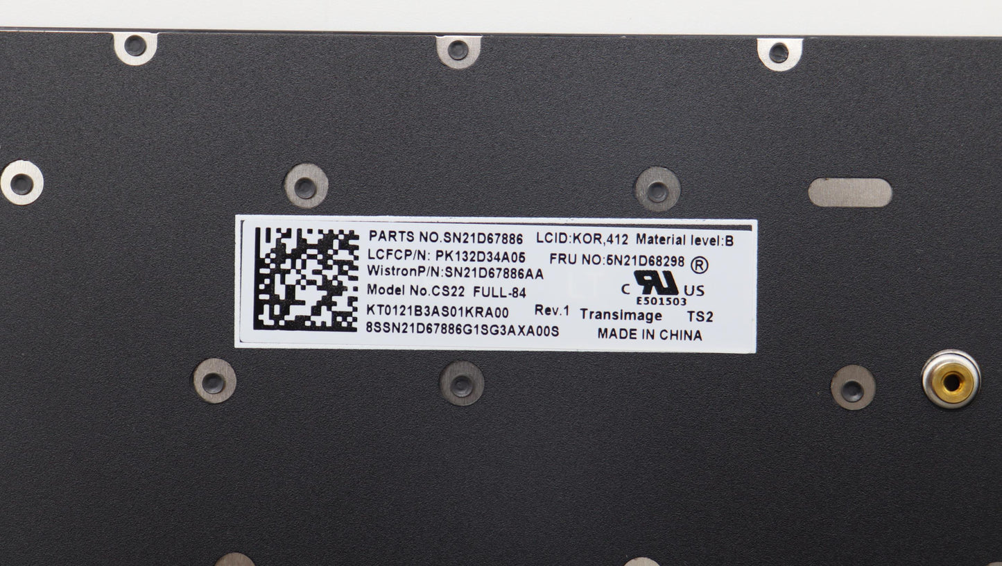 Lenovo Nb_Kyb Cs22 Fl Top,Bk-Nbl,Tri, - 5N21D68298