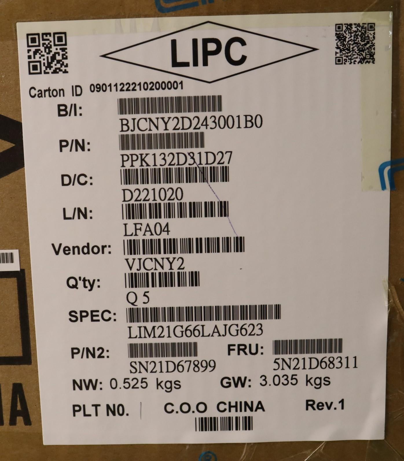 Lenovo Nbkyb Cs22 Fl Top,Grbl,Chy,La - 5N21D68311