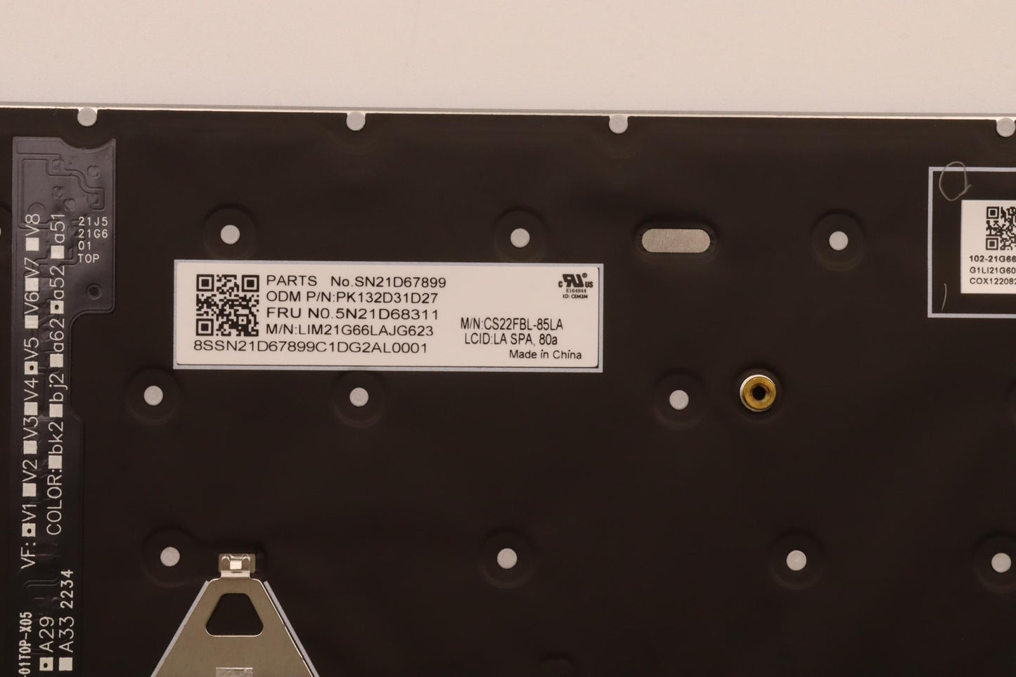 Lenovo Nbkyb Cs22 Fl Top,Grbl,Chy,La - 5N21D68311