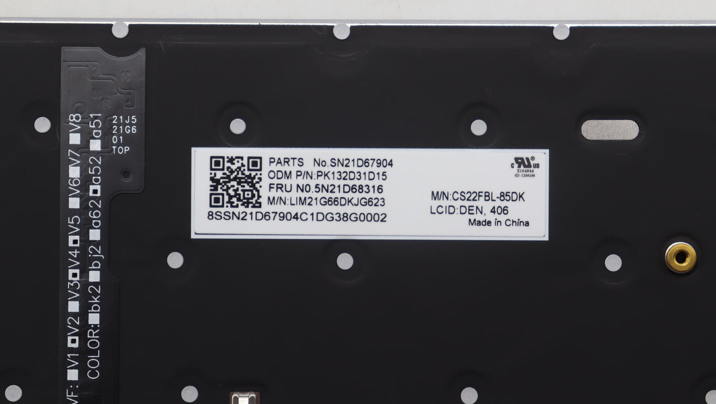 Lenovo Nbkyb Cs22 Fl Top,Grbl,Chy,Den - 5N21D68316