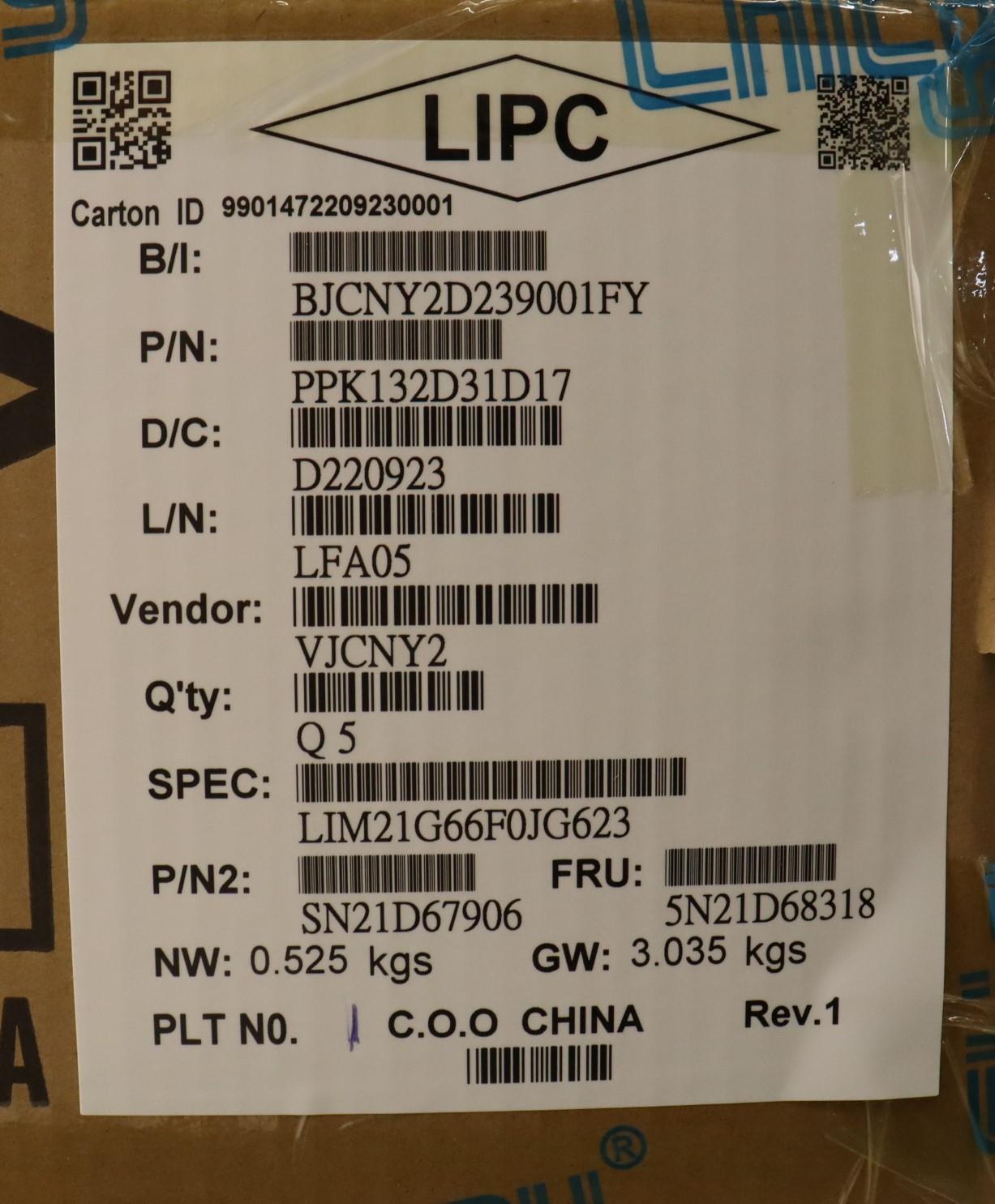 Lenovo Nbkyb Cs22 Fl Top,Grbl,Chy,Fra - 5N21D68318