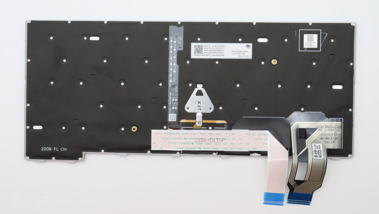 Lenovo Nbkyb Cs22 Fl Top,Grbl,Chy,Ger - 5N21D68319