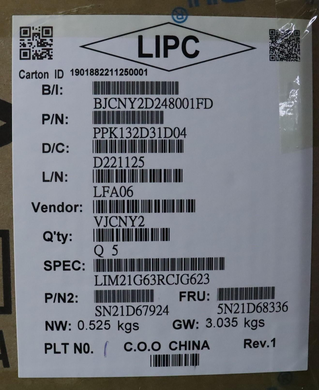Lenovo Nbkyb Cs22 Fl Top,Grbl,Chy,Tc - 5N21D68336