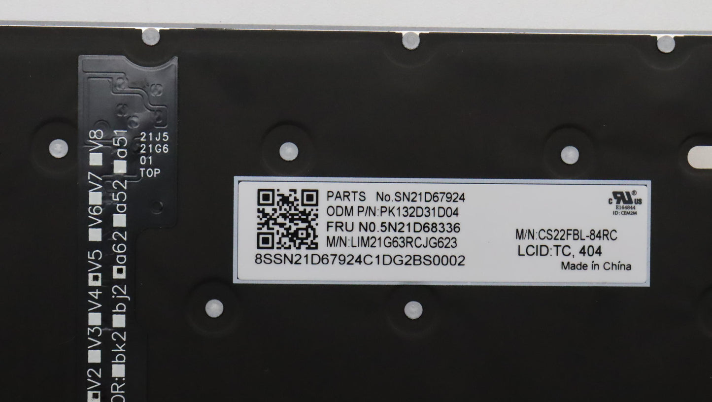 Lenovo Nbkyb Cs22 Fl Top,Grbl,Chy,Tc - 5N21D68336