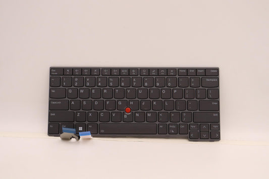 Lenovo Keyboard, Internal, USA English, Backlight, Grey - 5N21D68345