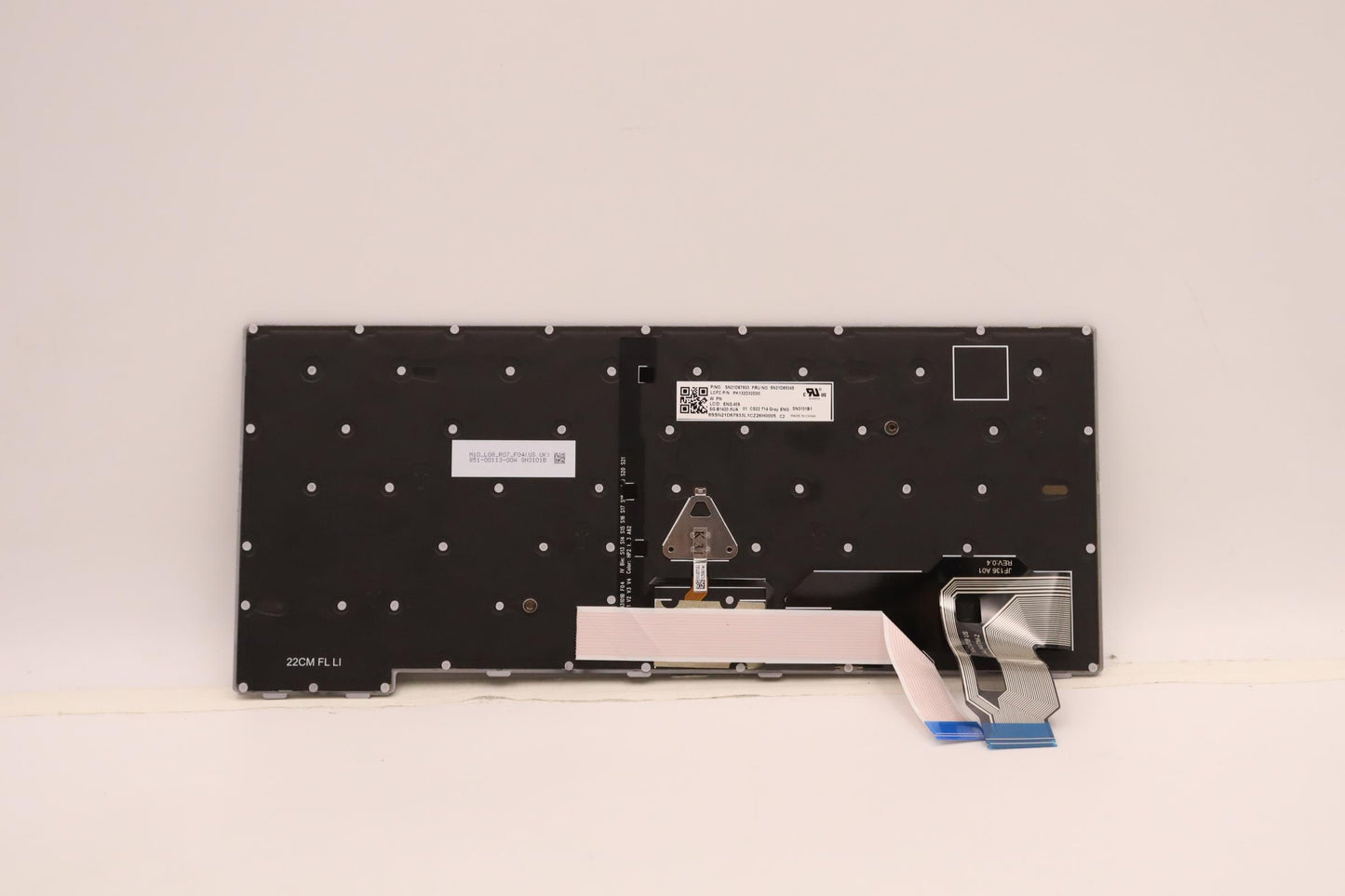 Lenovo Keyboard, Internal, USA English, Backlight, Grey - 5N21D68345