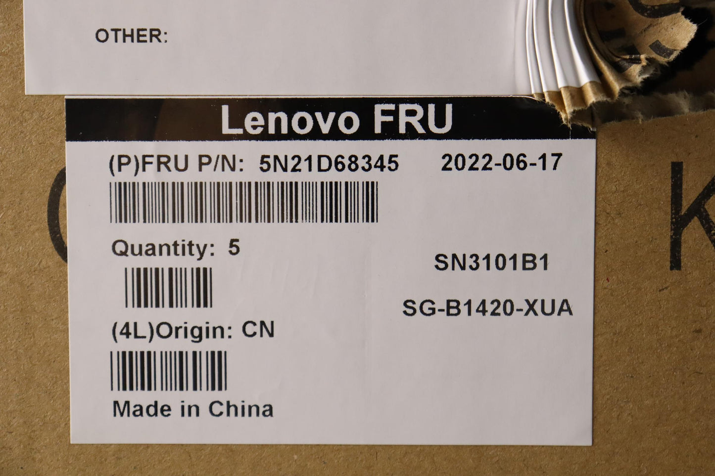 Lenovo Keyboard, Internal, USA English, Backlight, Grey - 5N21D68345