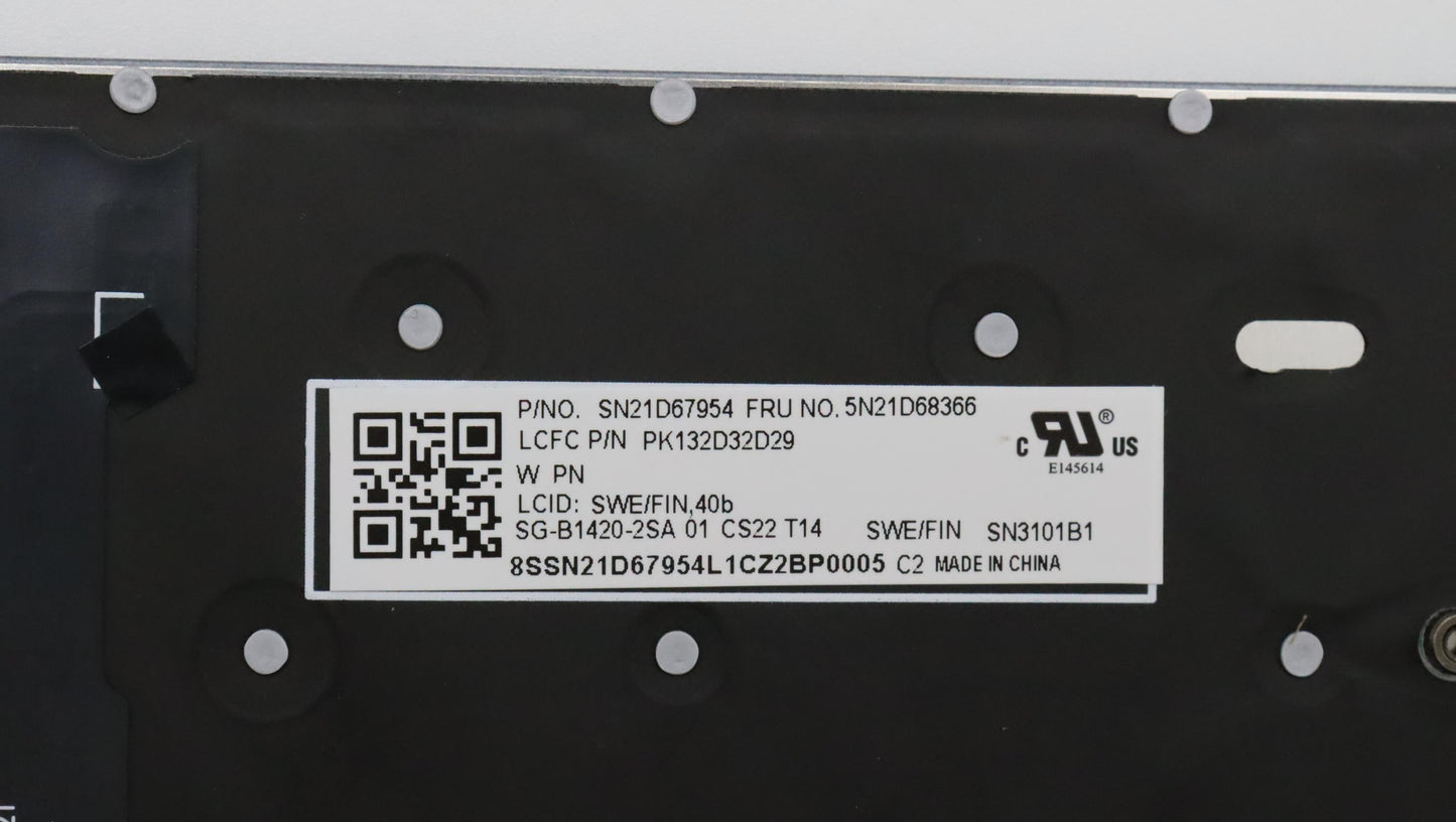 Lenovo Nb_Kyb Cs22 Fl Top,Gr-Bl,Ltn,S - 5N21D68366