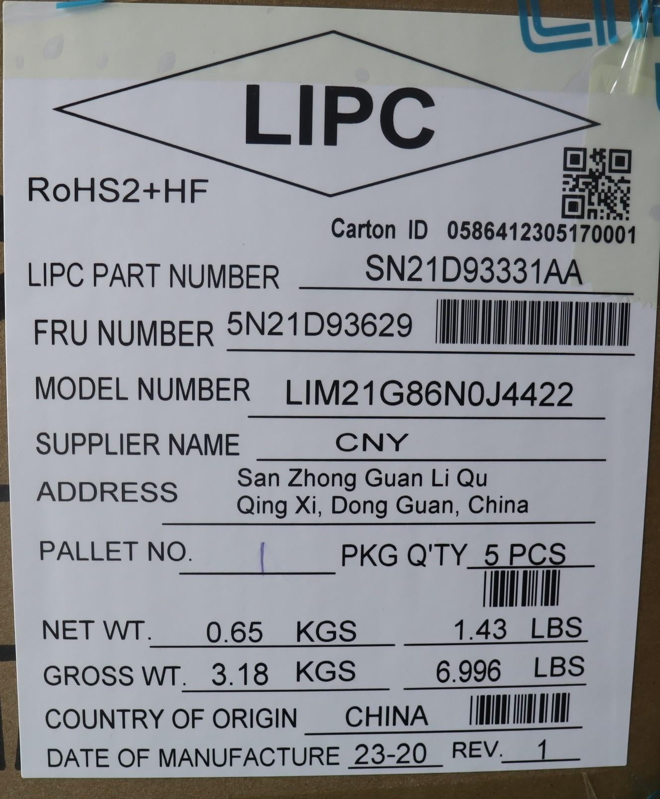 Lenovo Nbkyb Cs22 Nm Top,Bkbl,Chy,Nor - 5N21D93629