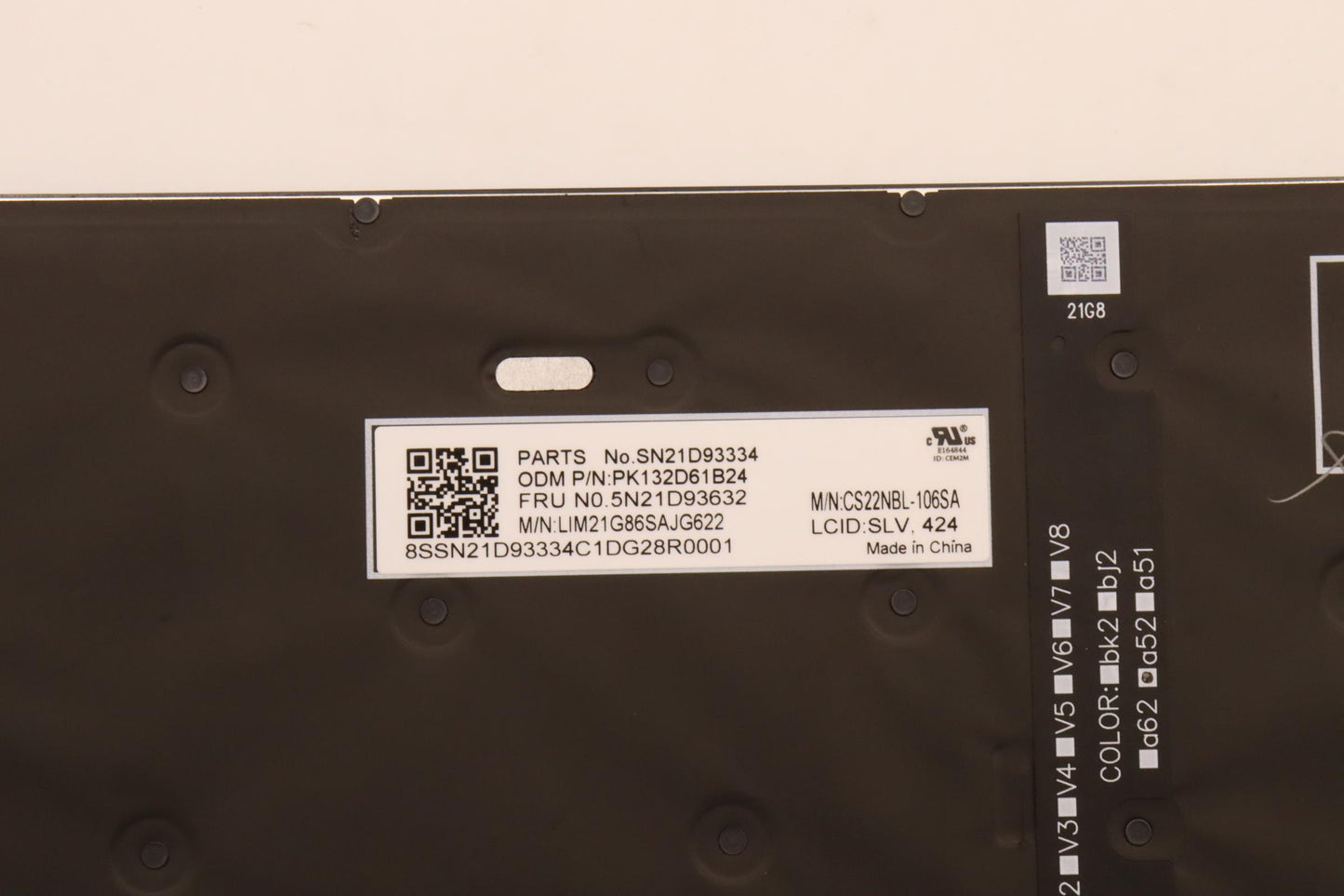 Lenovo Nbkyb Cs22 Nm Top,Bkbl,Chy,Slv - 5N21D93632