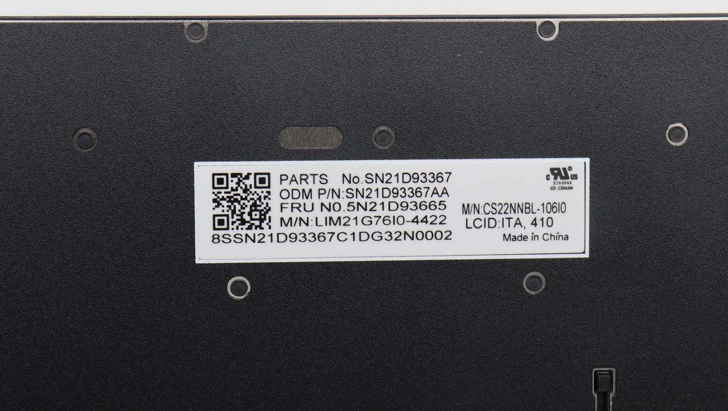 Lenovo Nbkyb Cs22 Nm Top,Bknbl,Chy,It - 5N21D93665