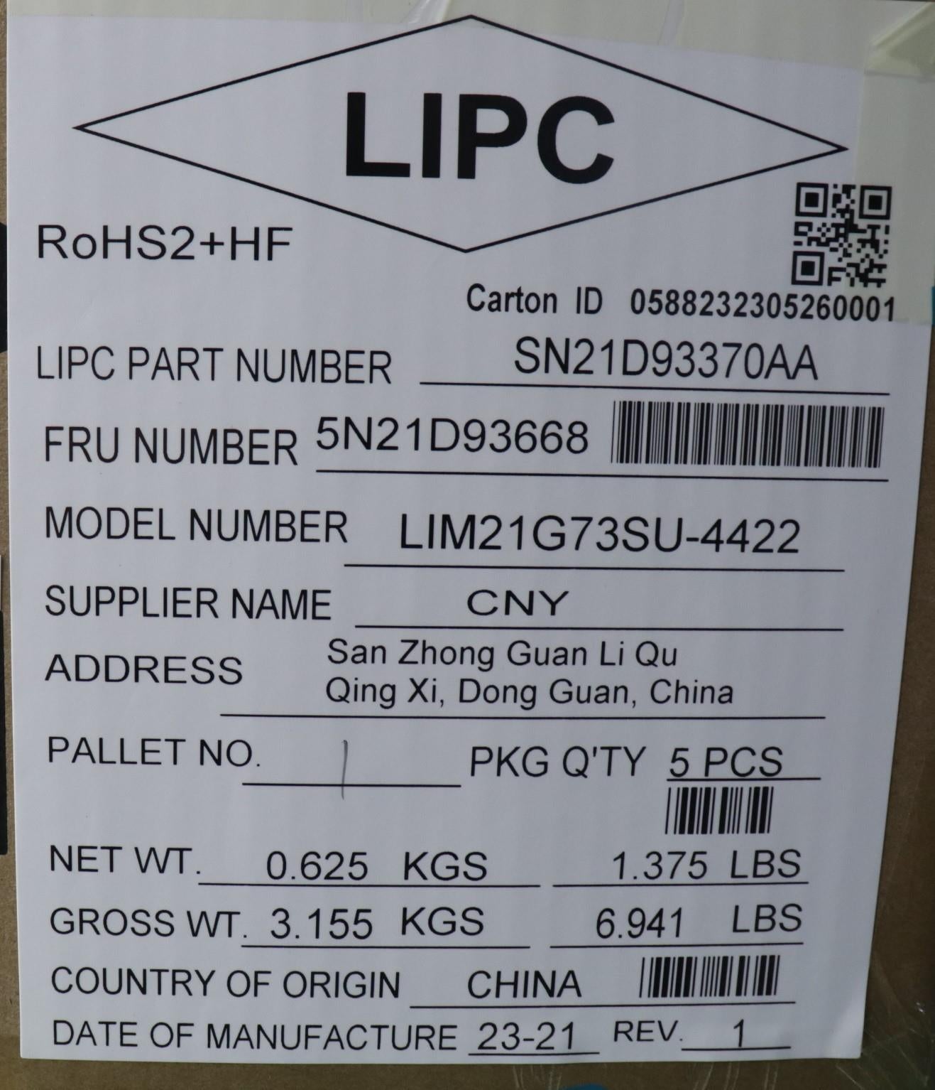 Lenovo Nbkyb Cs22 Nm Top,Bknbl,Chy,Ru - 5N21D93668