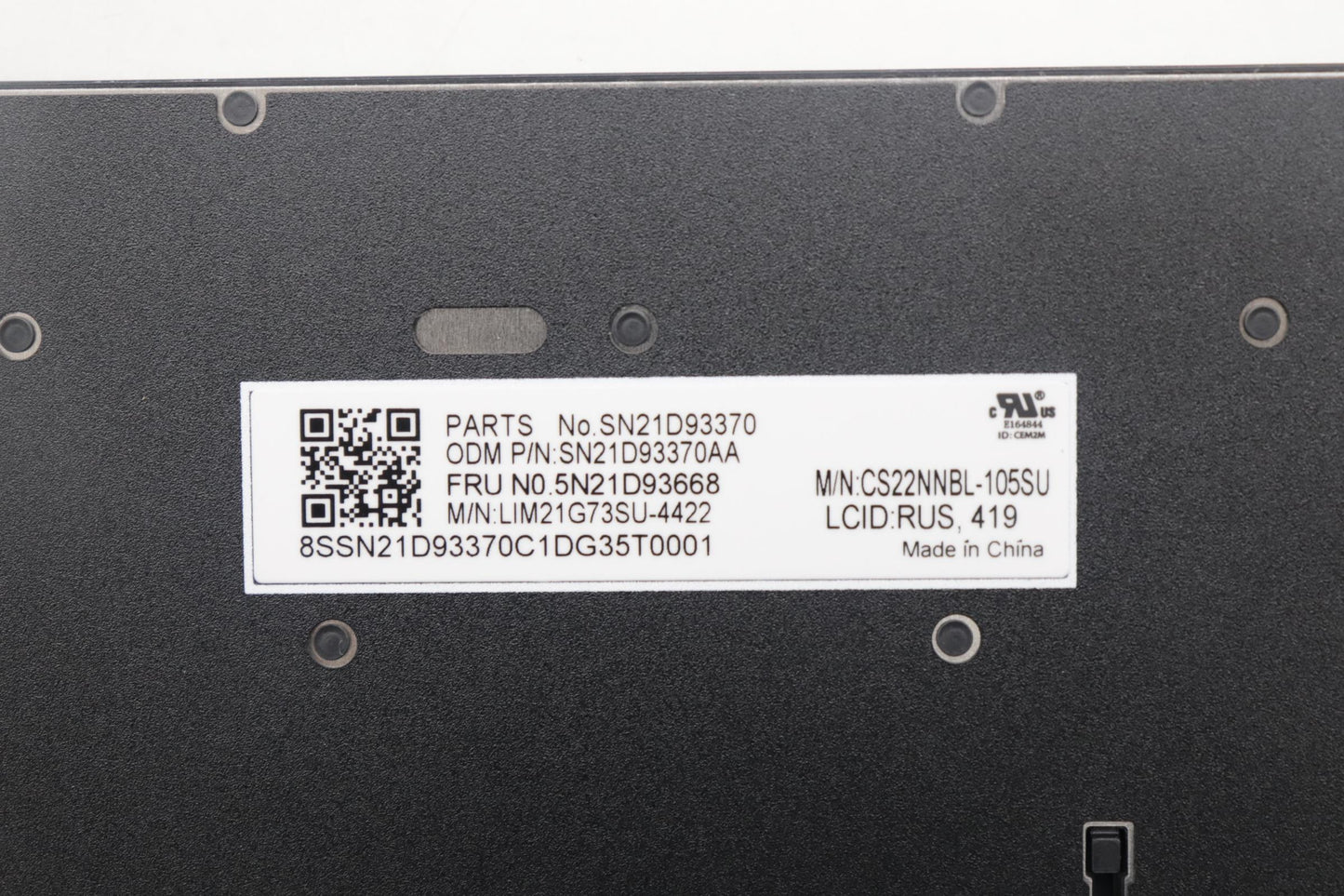 Lenovo Nbkyb Cs22 Nm Top,Bknbl,Chy,Ru - 5N21D93668