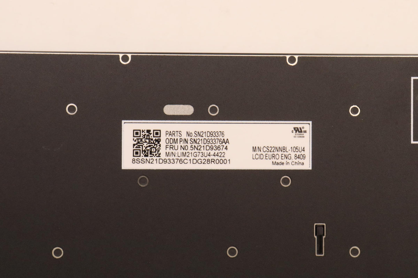 Lenovo Nbkyb Cs22 Nm Top,Bknbl,Chy,Eu - 5N21D93674