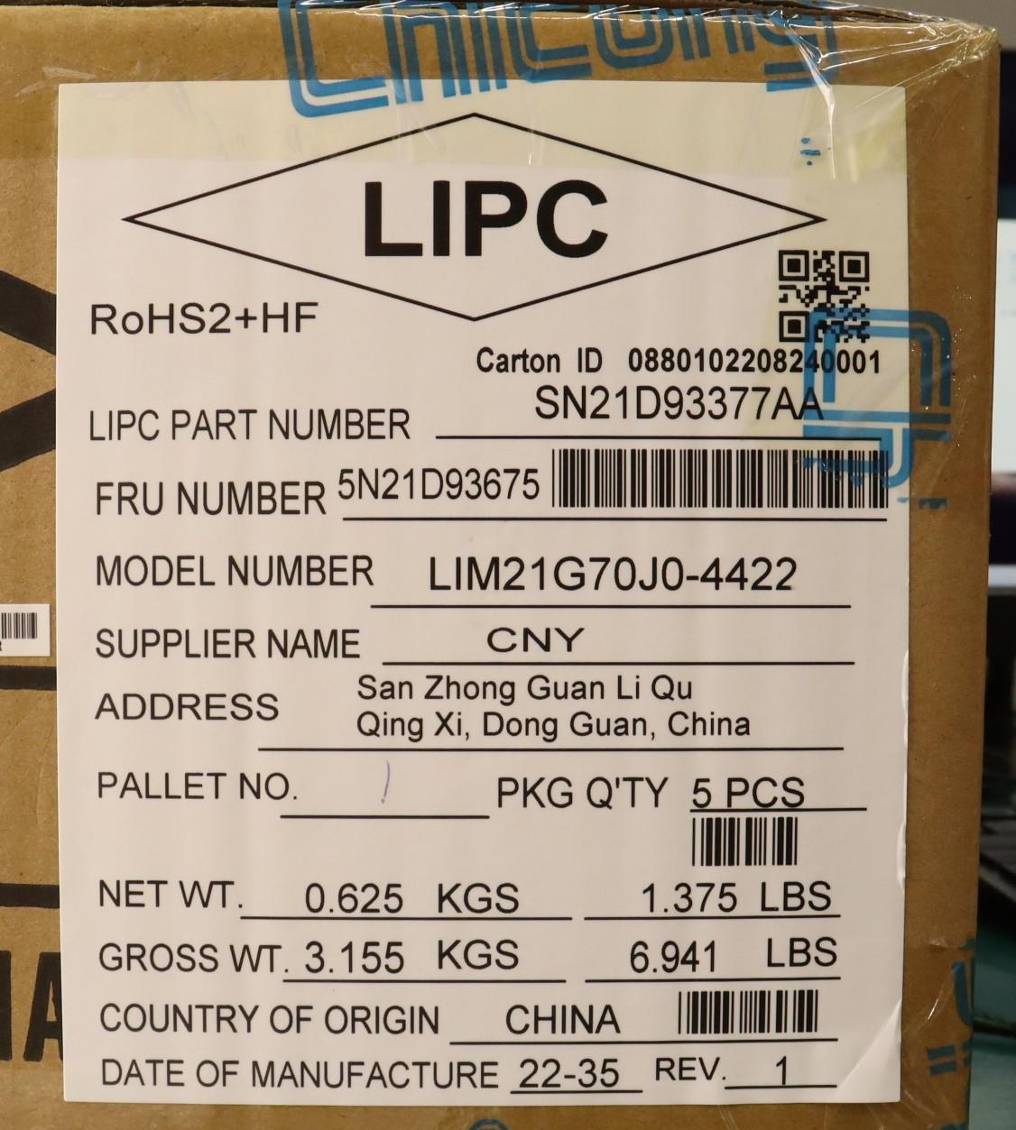 Lenovo Nbkyb Cs22 Nm Top,Bknbl,Chy,Jp - 5N21D93675