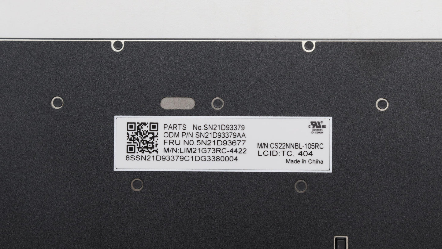 Lenovo Nbkyb Cs22 Nm Top,Bknbl,Chy,Tc - 5N21D93677