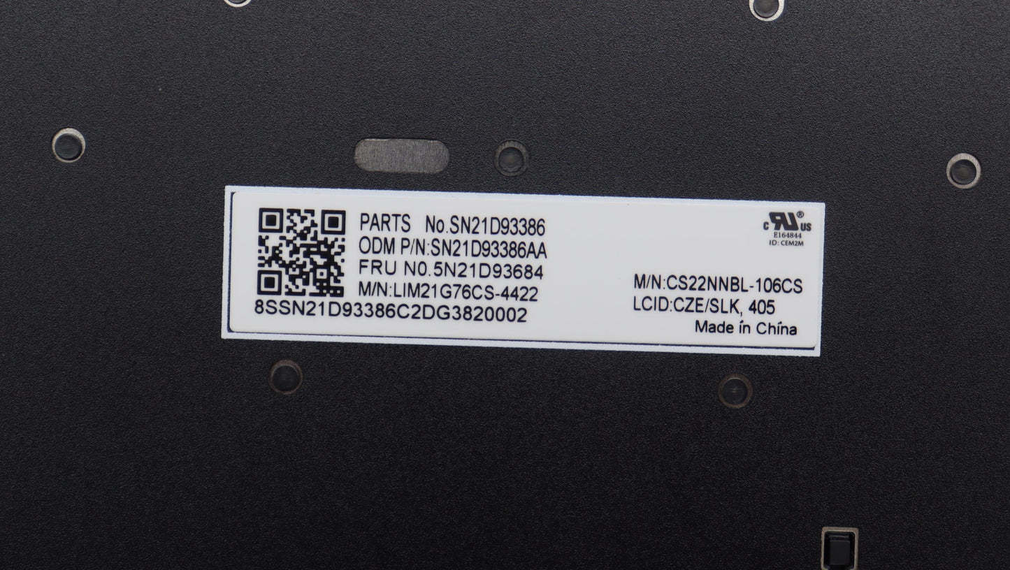 Lenovo Nbkyb Cs22 Nm Top,Bknbl,Chy,Cz - 5N21D93684