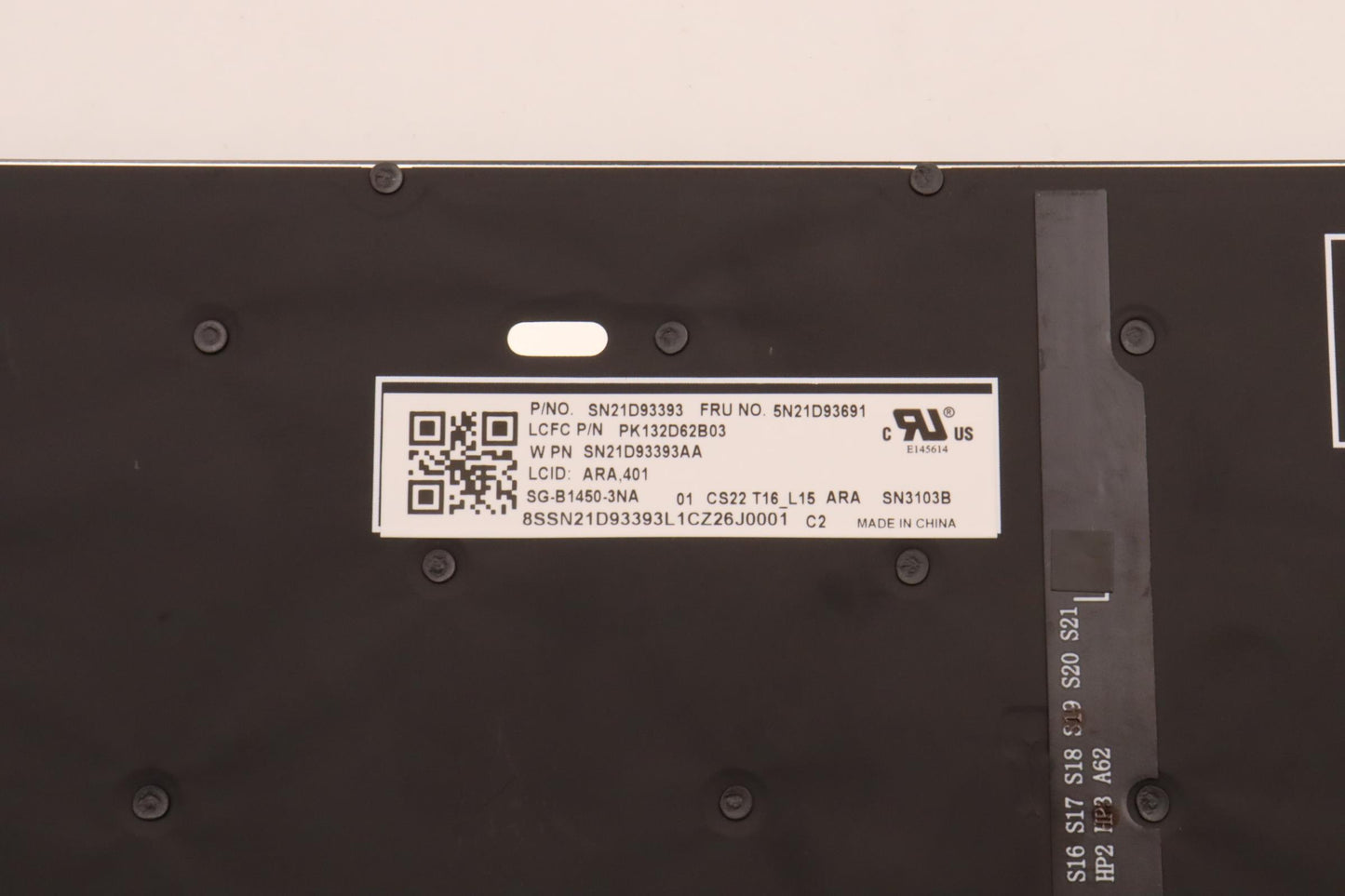 Lenovo Nb_Kyb Cs22 Nm Top,Bk-Bl,Ltn,A - 5N21D93691