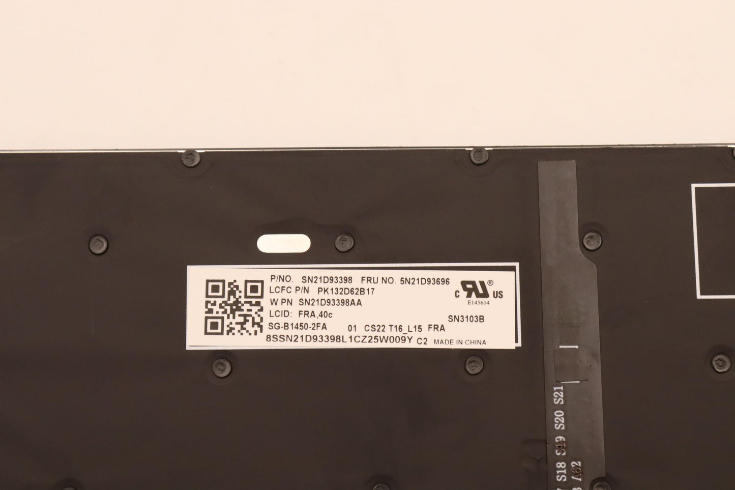 Lenovo Nb_Kyb Cs22 Nm Top,Bk-Bl,Ltn,F - 5N21D93696