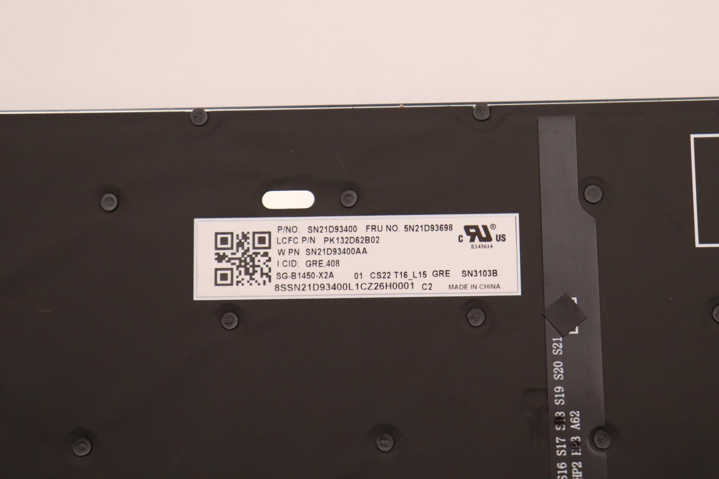 Lenovo Nb_Kyb Cs22 Nm Top,Bk-Bl,Ltn,G - 5N21D93698