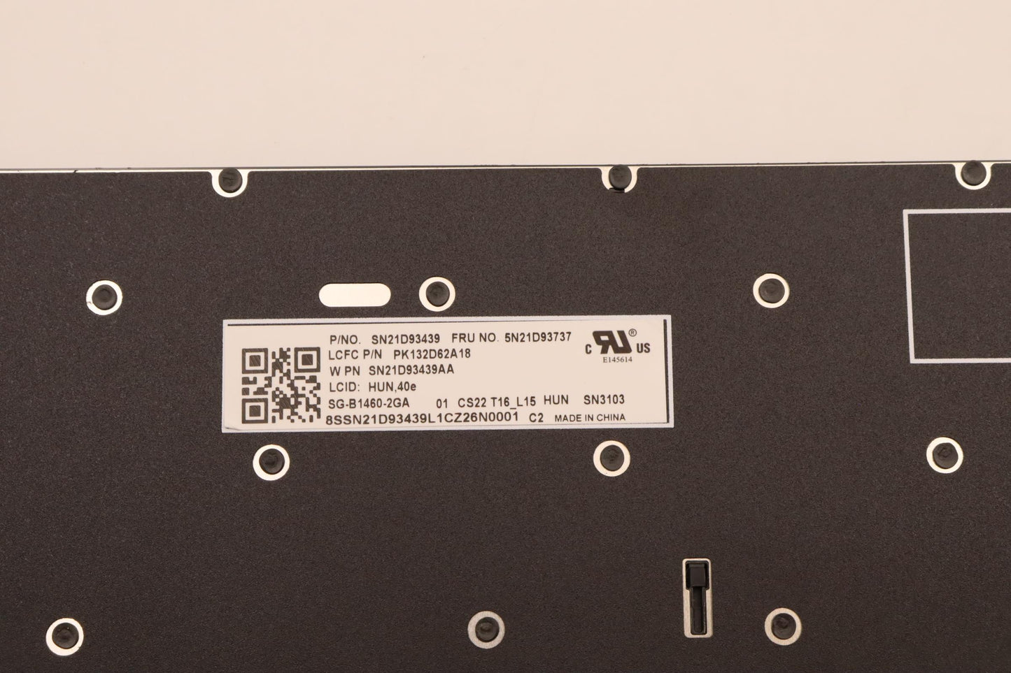 Lenovo Nb_Kyb Cs22 Nm Top,Bk-Nbl,Ltn, - 5N21D93737