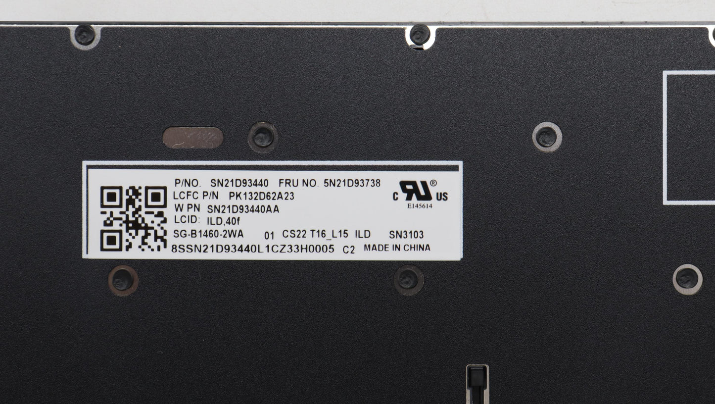 Lenovo Nb_Kyb Cs22 Nm Top,Bk-Nbl,Ltn, - 5N21D93738