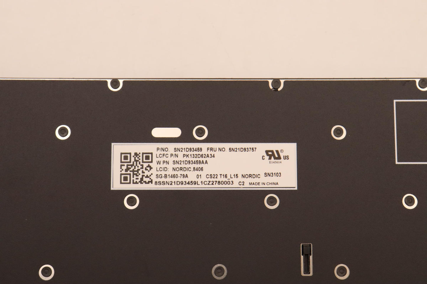 Lenovo Nb_Kyb Cs22 Nm Top,Bk-Nbl,Ltn, - 5N21D93757