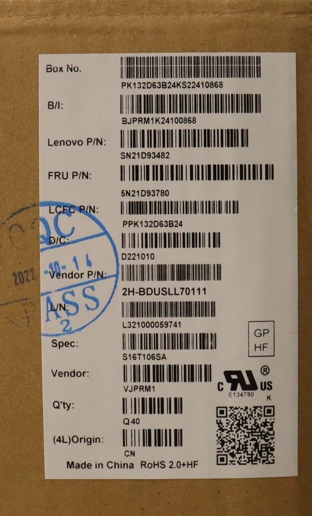 Lenovo Nbkyb Cs22 Nm Top,Bkbl,Pmx,Slv - 5N21D93780