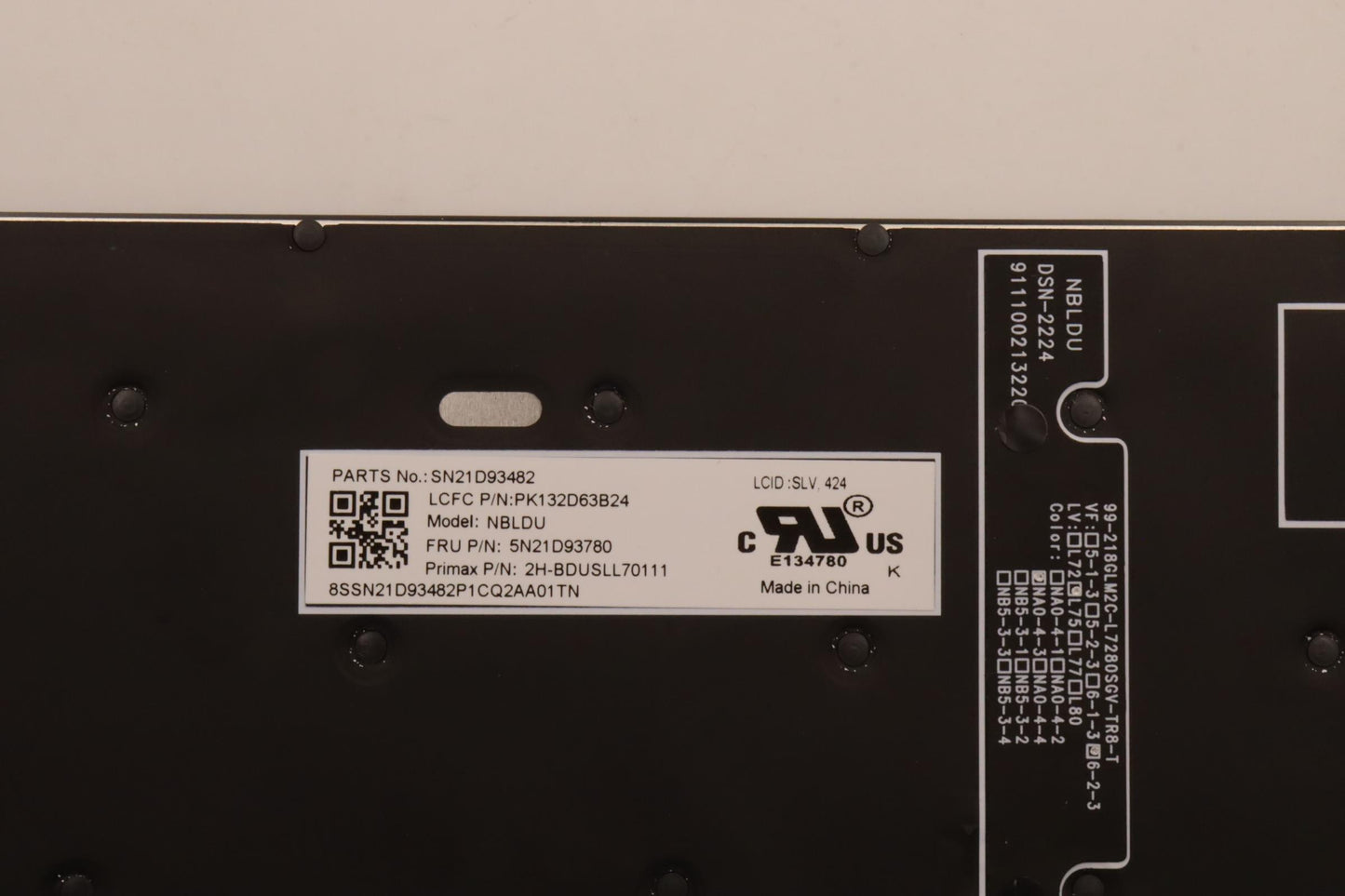 Lenovo Nbkyb Cs22 Nm Top,Bkbl,Pmx,Slv - 5N21D93780