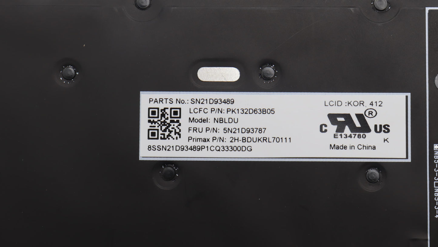 Lenovo Nbkyb Cs22 Nm Top,Bkbl,Pmx,Kor - 5N21D93787