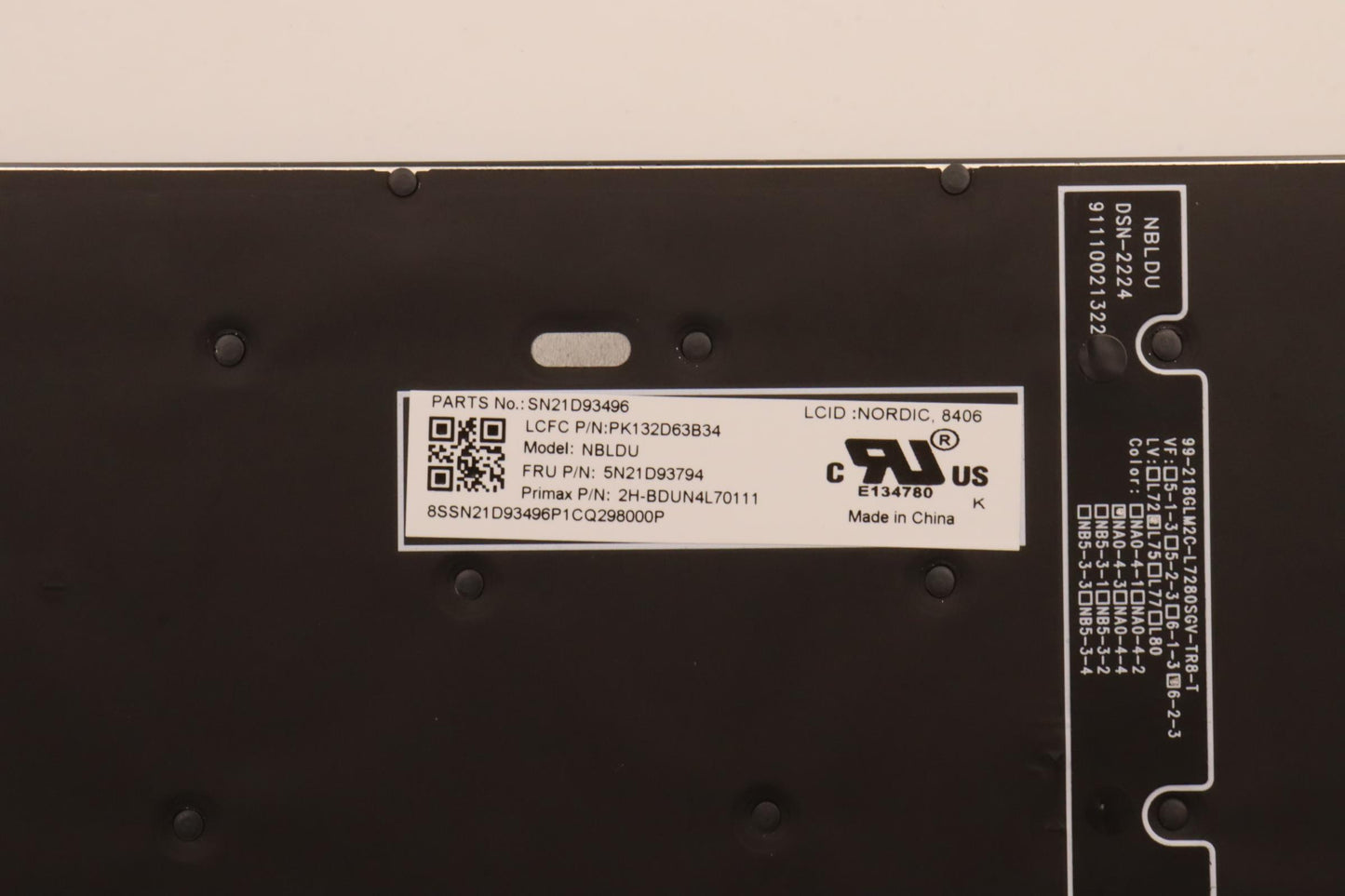 Lenovo Nbkyb Cs22 Nm Top,Bkbl,Pmx,Nor - 5N21D93794