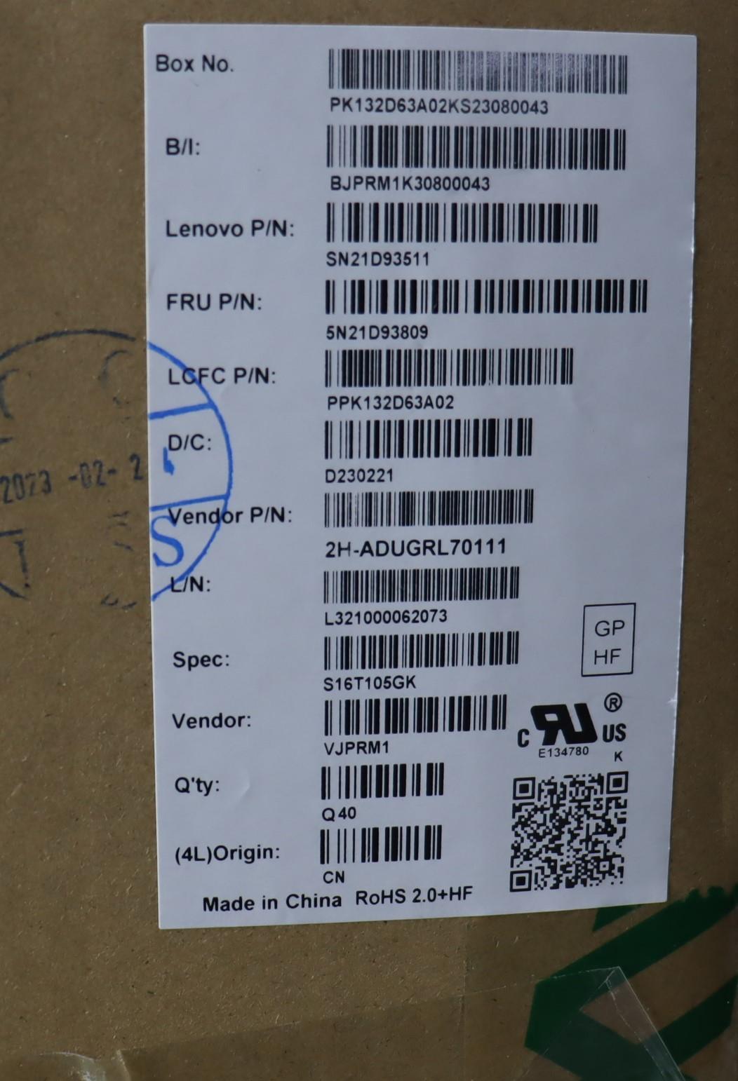 Lenovo Nbkyb Cs22 Nm Top,Bknbl,Pmx,Gr - 5N21D93809