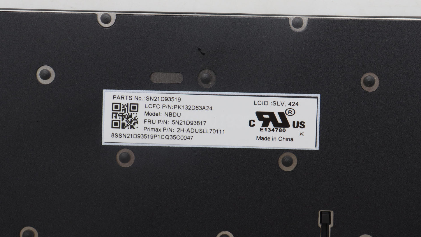 Lenovo Nbkyb Cs22 Nm Top,Bknbl,Pmx,Sl - 5N21D93817