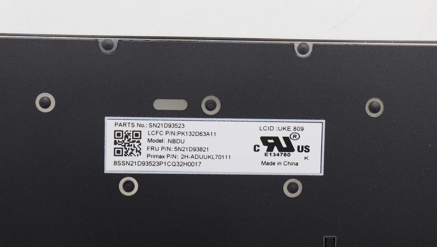 Lenovo Nbkyb Cs22 Nm Top,Bknbl,Pmx,Uk - 5N21D93821