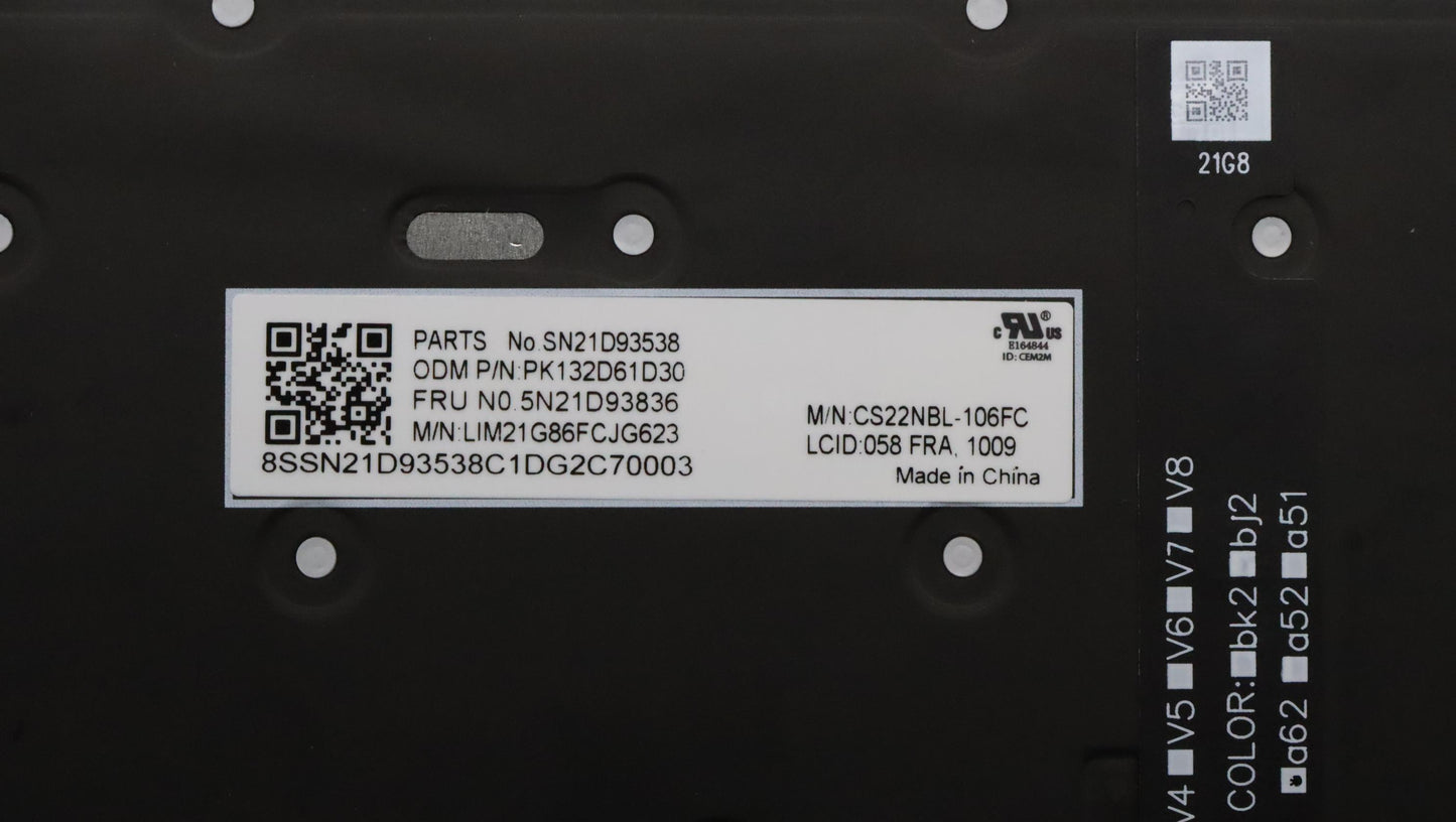 Lenovo Nbkyb Cs22 Nm Top,Grbl,Chy,058 - 5N21D93836