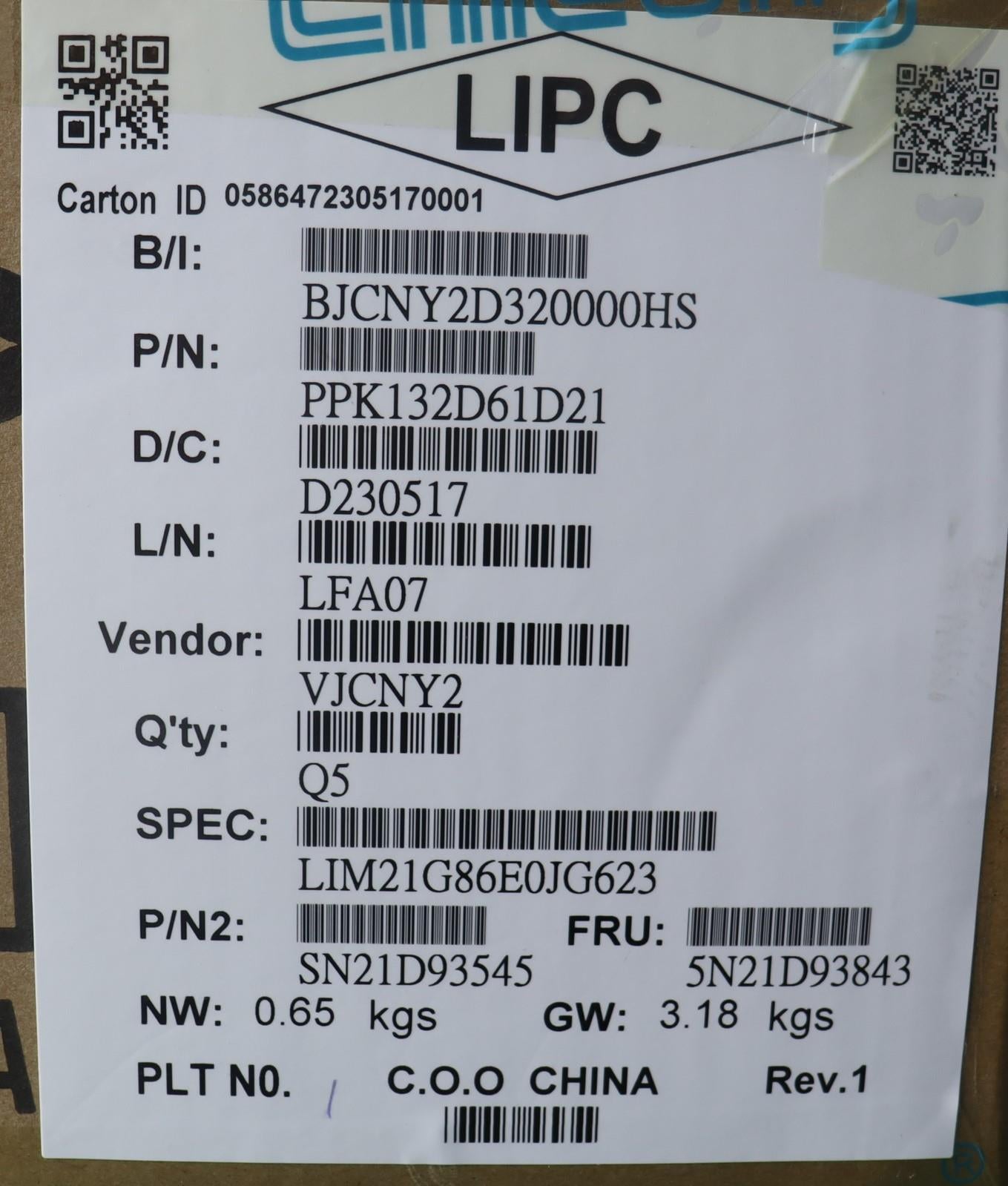 Lenovo Nbkyb Cs22 Nm Top,Grbl,Chy,Spa - 5N21D93843