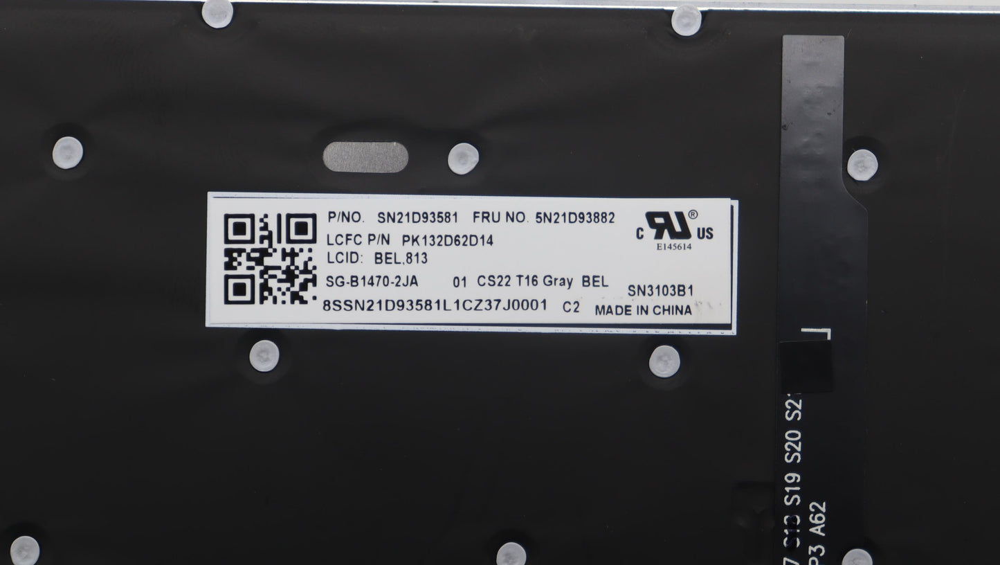 Lenovo Nb_Kyb Cs22 Nm Top,Gr-Bl,Ltn,B - 5N21D93882