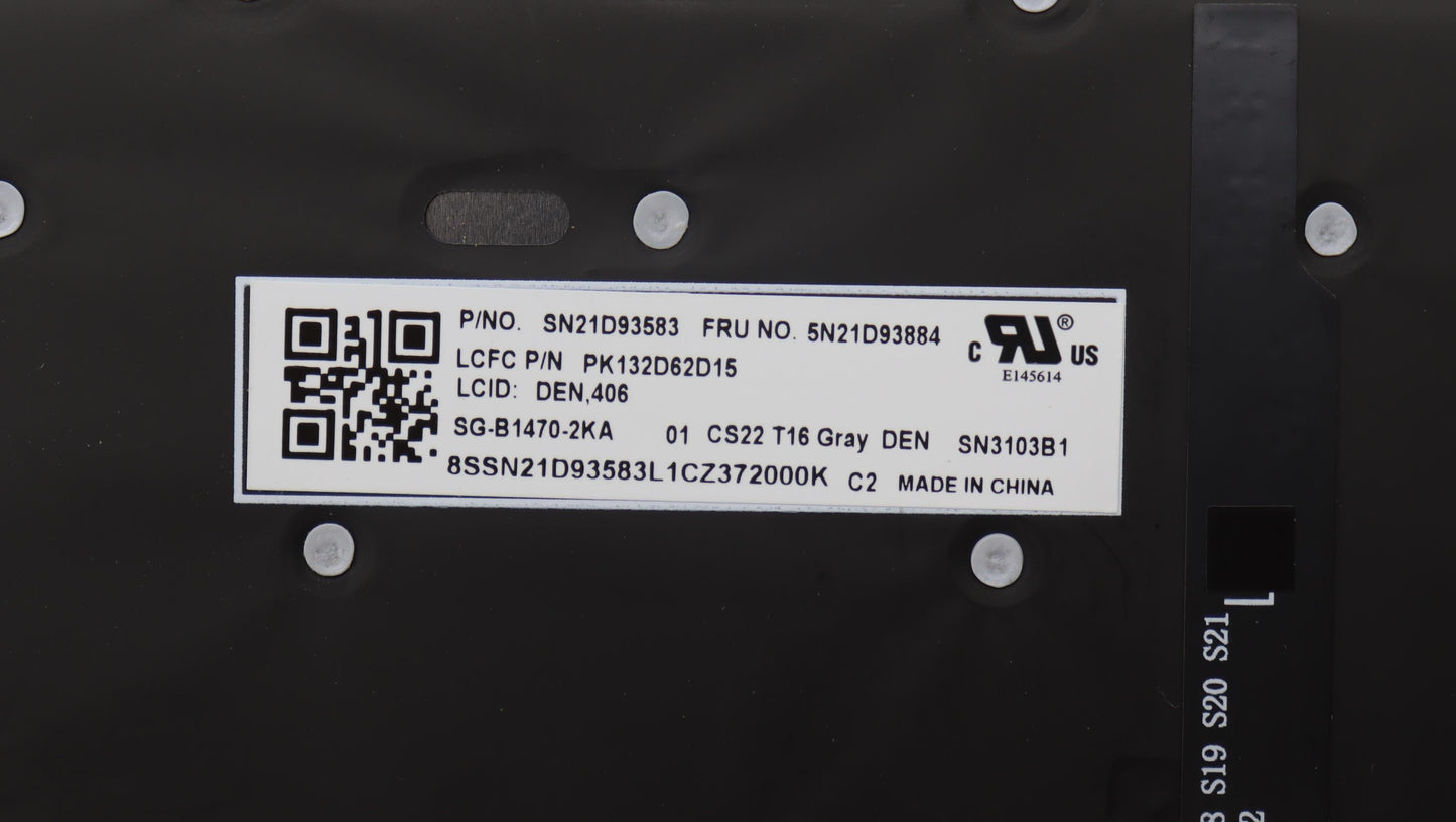 Lenovo Nb_Kyb Cs22 Nm Top,Gr-Bl,Ltn,D - 5N21D93884