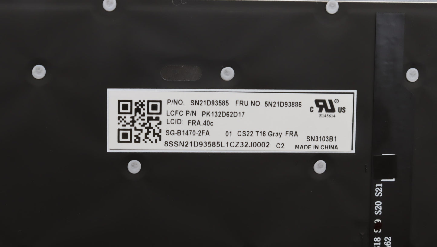 Lenovo Nb_Kyb Cs22 Nm Top,Gr-Bl,Ltn,F - 5N21D93886