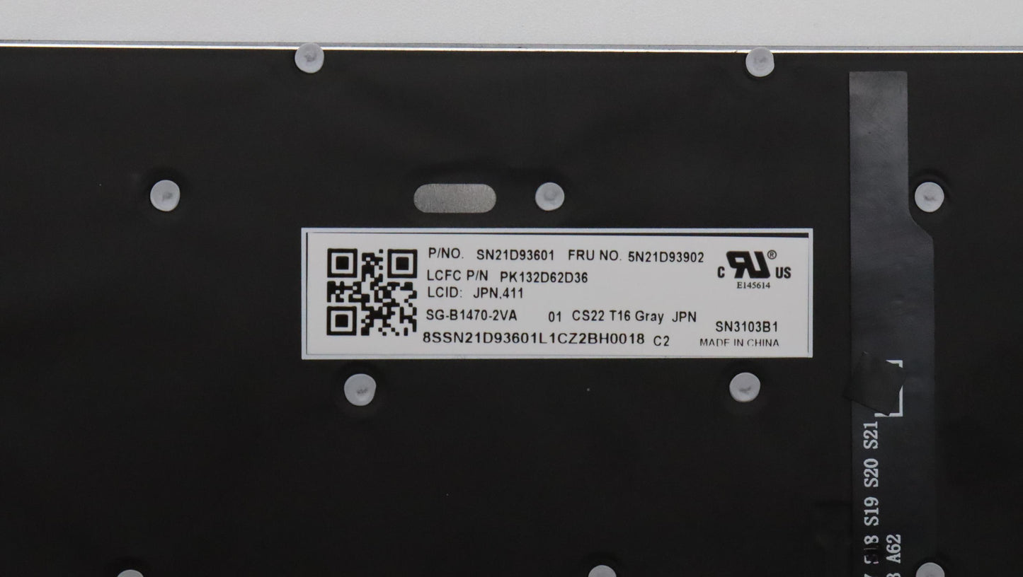 Lenovo Nb_Kyb Cs22 Nm Top,Gr-Bl,Ltn,J - 5N21D93902