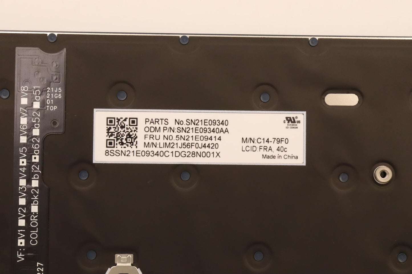 Lenovo Nbkyb Cs22 C14 Fl Top,Chy,Fra - 5N21E09414