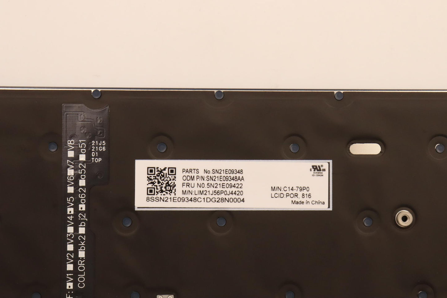 Lenovo Nbkyb Cs22 C14 Fl Top,Chy,Por - 5N21E09422