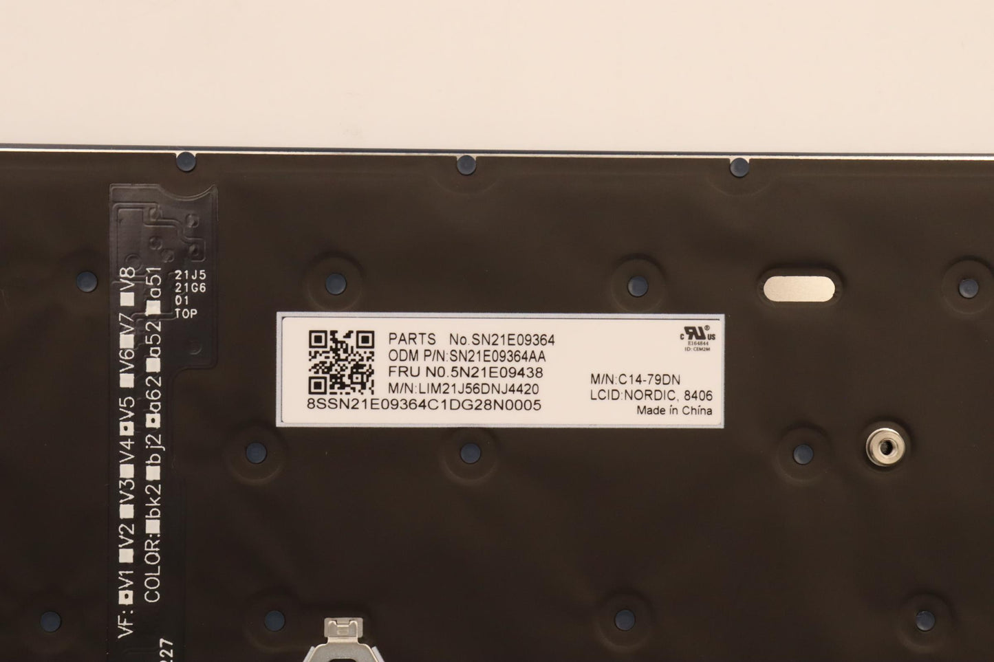 Lenovo Nbkyb Cs22 C14 Fl Top,Chy,Nord - 5N21E09438